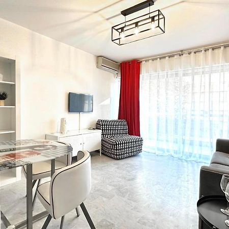 Beau Studio Centre Juan Les Pins A 300M Des Plages 昂蒂布 外观 照片